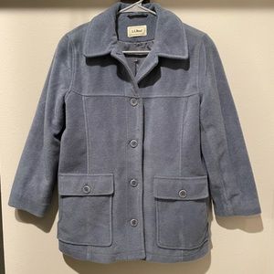 LL Bean Fleece Button up Jacket